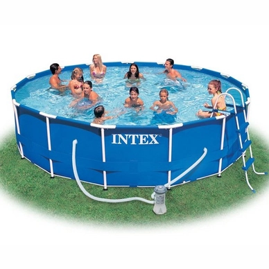 Zwembad Intex Metal Frame 457 x 107 cm Met Filterpomp