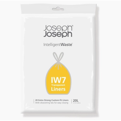 Afvalzak Joseph Joseph IW7 20L Transparant