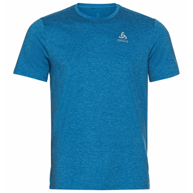 Sporthemd Odlo SS Crew Neck Run Easy 365 Men Indigo Bunting Melange
