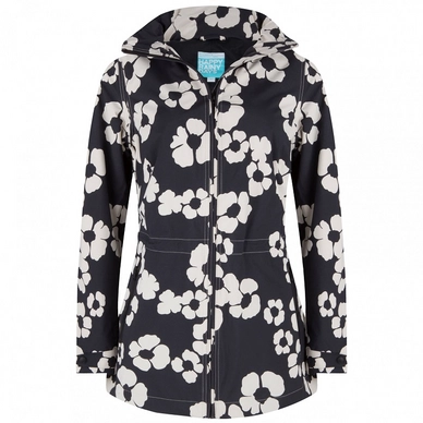 Jas Happy Rainy Days Jacket Beata Flower Black / Kit