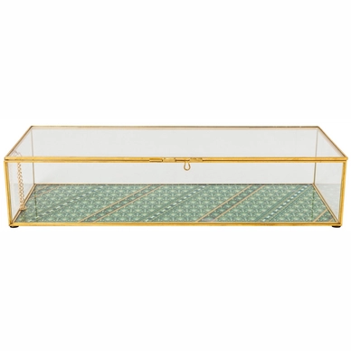 Voorraaddoos Pip Studio Glass Varnished Bottom Gold L 42 x 16,5 x 9 cm