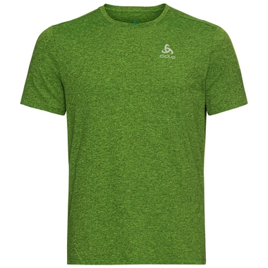 Maillot de Sport Odlo Men SS Crew Neck Run Easy 365 Lime Green Melange