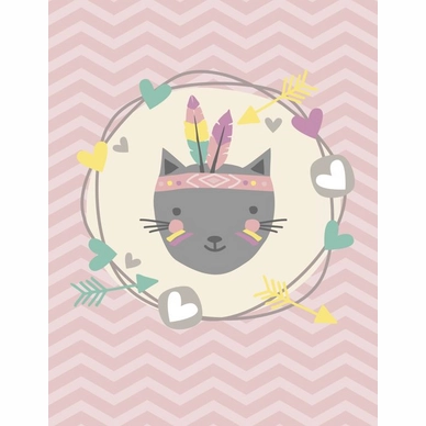 Vloerkleed Mood Collection Feather Cat