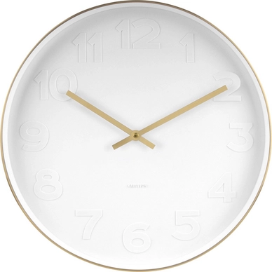 Klok Karlsson Mr. White Brushed Gold 27, 5 cm