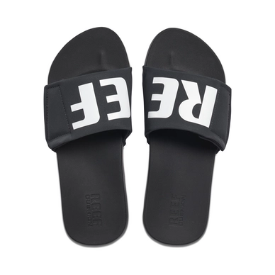 Slipper Reef Men Cushion Bounce Slide Black White Log