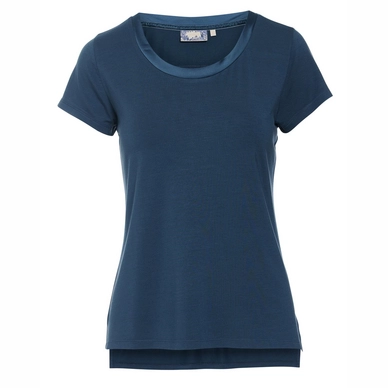 T-Shirt Essenza Luyza Uni Short Sleeve Damen Sloe Blue