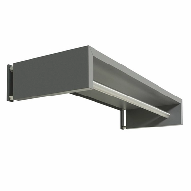 Kleiderablage Van Esch Tubulus W Grau 80 cm