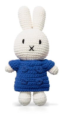 Knuffel Nijntje Handmade Blauwe Jas
