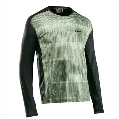 Fietsshirt Northwave Men Edge Jersey LS Green Forest