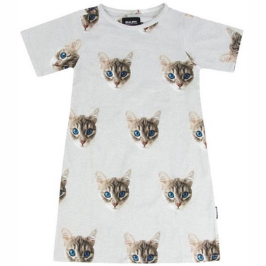 T-Shirt Dress SNURK Kids Ollie Cat