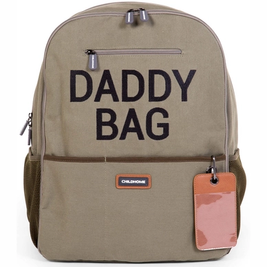 Rucksack Childhome Daddy Backpack Canvas Kaki