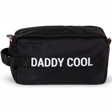 Kulturtasche Childhome Daddy Cool Toiletry Bag Black/White