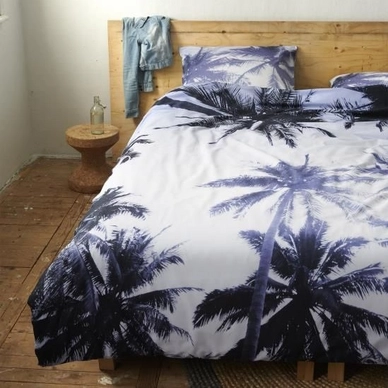 Bettwäsche Covers & Co Palmera Blue Baumwolle