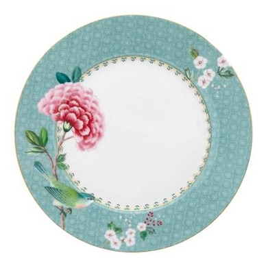 Frühstücksteller PiP Studio Blushing Birds Blue (21 cm)