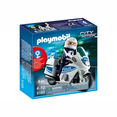 Playmobil Motoragent Met Zwaailichten 5185