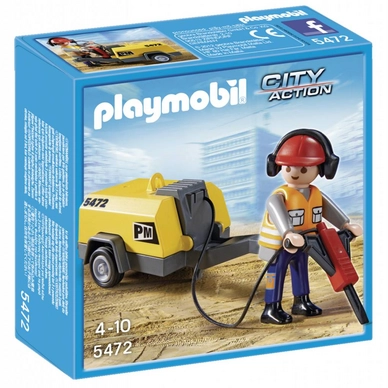 Playmobil Werkman Met Drilboor 5472