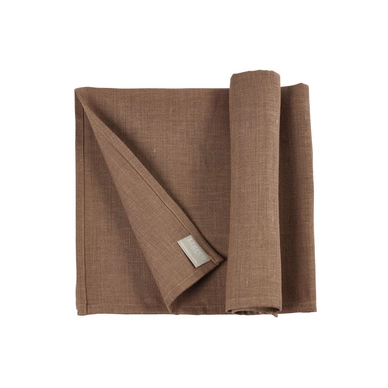 Serviette de Table Libeco Polylin Taupe Lin (Lot de 6)