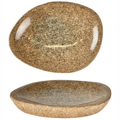 Bord Villa Collection Bark Nature River Stone 20 x 15 cm