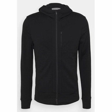 Ondershirt Icebreaker Men Quantum III LS Zip Black