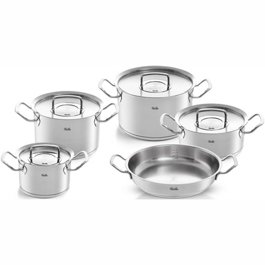 Set De Casseroles WMF Astoria 5 Pièces - 3 Hautes + 1 Basse + 1 Poêle - Induction Compatible - Brillant