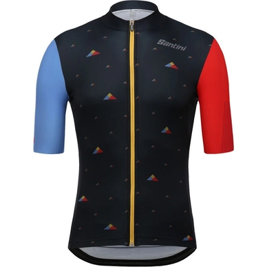 Fietsshirt Santini Unisex C+Rider Shortsleeve Jersey Andorra