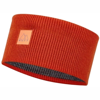 Hoofdband Buff Crossknit Solid Fire