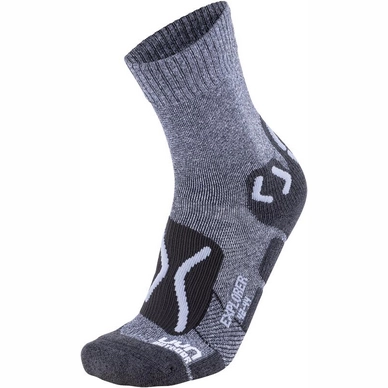 Wandelsok Uyn Men Trekking Outdoor Explorer Grey Melange Pearl Grey