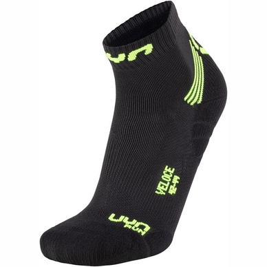 Socken Uyn Run Veloce Black Yellow Fluo Herren