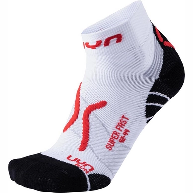 Socken Uyn Run Super Fast White Red Herren
