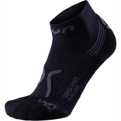 Sokken Uyn Women Run Super Fast Black Anthracite