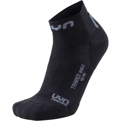 Sokken Uyn Men Trainer Ankle Black Grey