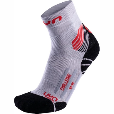 Socken Uyn Run Trail Challenge Pearl Grey Red Herren