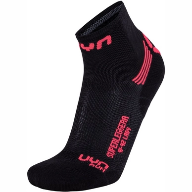 Chaussettes Uyn Women Run Superleggera Black Coral Fluo