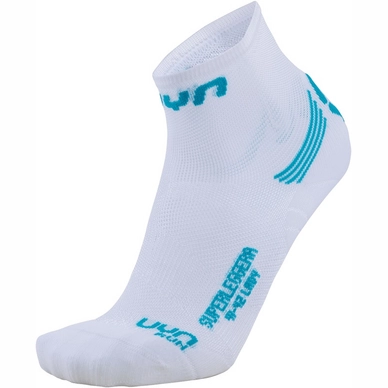 Chaussettes Uyn Women Run Superleggera White Turquoise