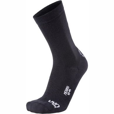 Fietssok Uyn Men Cycling Merino Black White