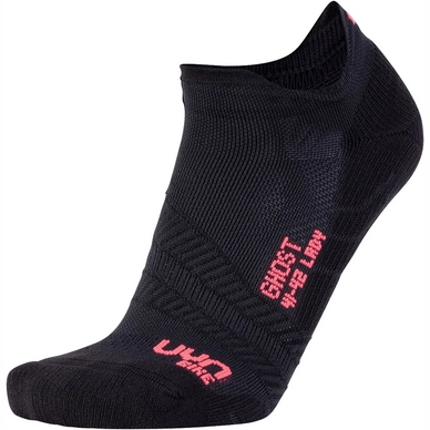 Chaussette de Cyclisme Uyn Femmes Cyclisme Ghost Noir Rose Fluo