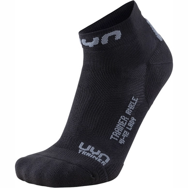 Socken Uyn Trainer Ankle Black Grey Damen
