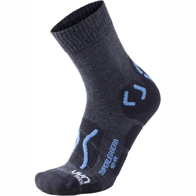 Wandelsok Uyn Men Trekking Superleggera Anthracite Avio