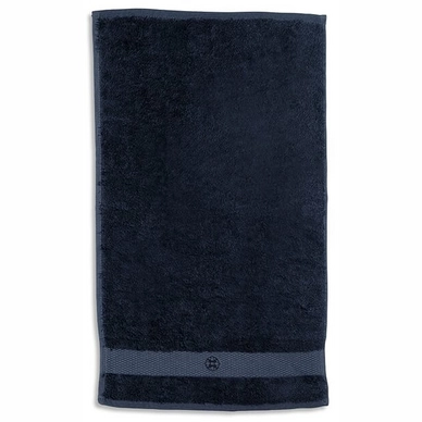 Serviettes d'Invité Kayori Sento Bleu Marine 30 x 50 cm (Set de 2)