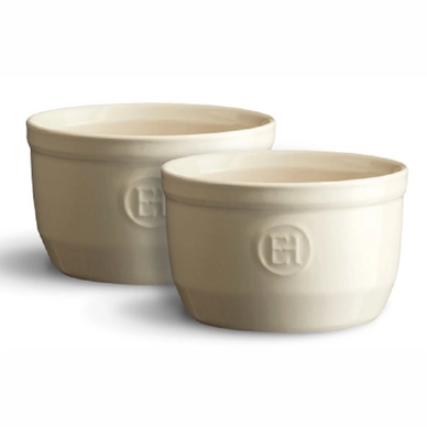 Pasteibakje Emile Henry N.10 Argile (set van 2)
