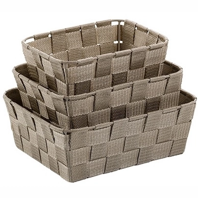 Mand Kela Alvaro Taupe (set van 3)