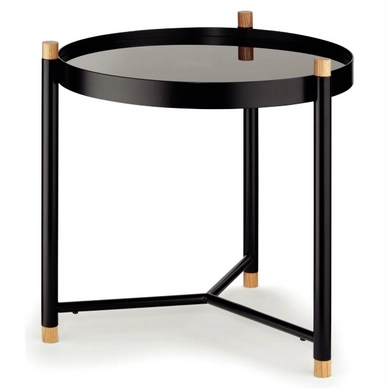 Side Table Kela Oak 45 Black