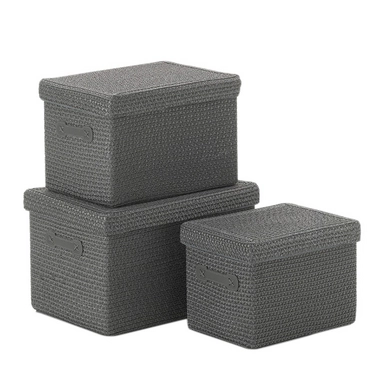 Basket Order Kela Rimossa Grey (set of 3)