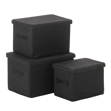 Korb Kela Rimossa Black (3er Set)