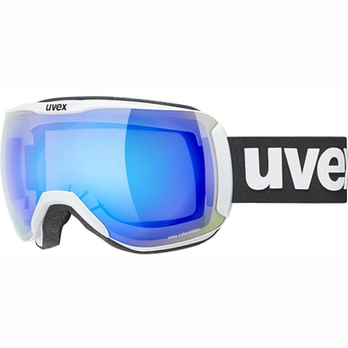 Masque de Ski Uvex Unisexe Downhill 2100 CV S2 White Mat / Blue Green