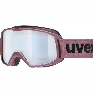 Skibril Uvex Unisex Elemnt FM S2 Antique Rose Mat / Silver Blue