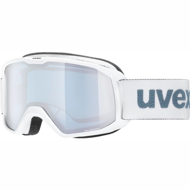 Skibril Uvex Unisex Elemnt FM S2 White Mat / Silver Blue