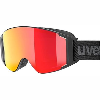 Skibril Uvex Unisex G.Gl 3000 Top Black Mat / Mirror Red