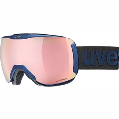 Skibril Uvex Women Downhill 2100 CV S2 Navy Mat / Rose Green
