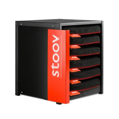 Oplaadkast Stoov® Dock6 ECO Black Sidepanels Charcoal